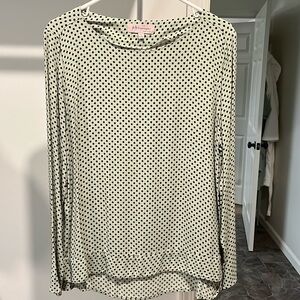 Polka dot blouse